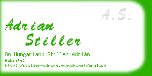 adrian stiller business card