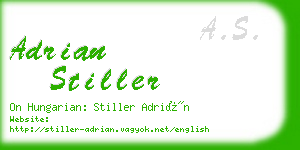 adrian stiller business card